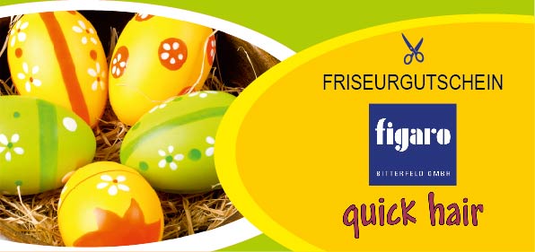Gutschein mit Motiv „Ostern“